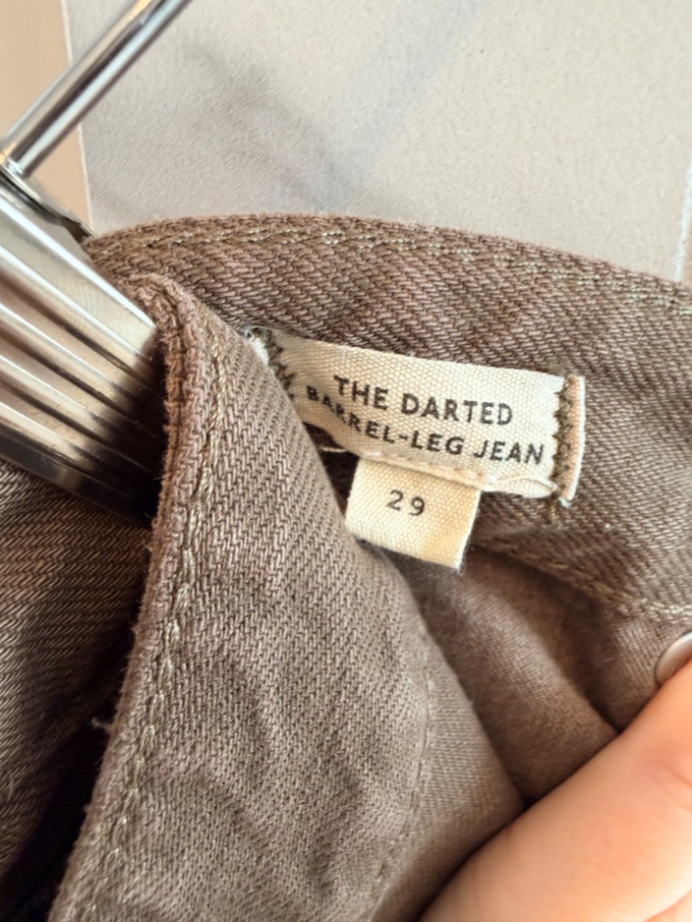 Madewell Darted Barrel Jean size 29 - Picture 3 of 3